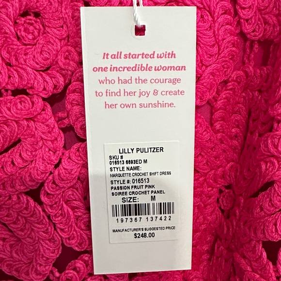 Lilly Pulitzer Vibrant Pink Floral Mini Dress - Picture 3 of 3
